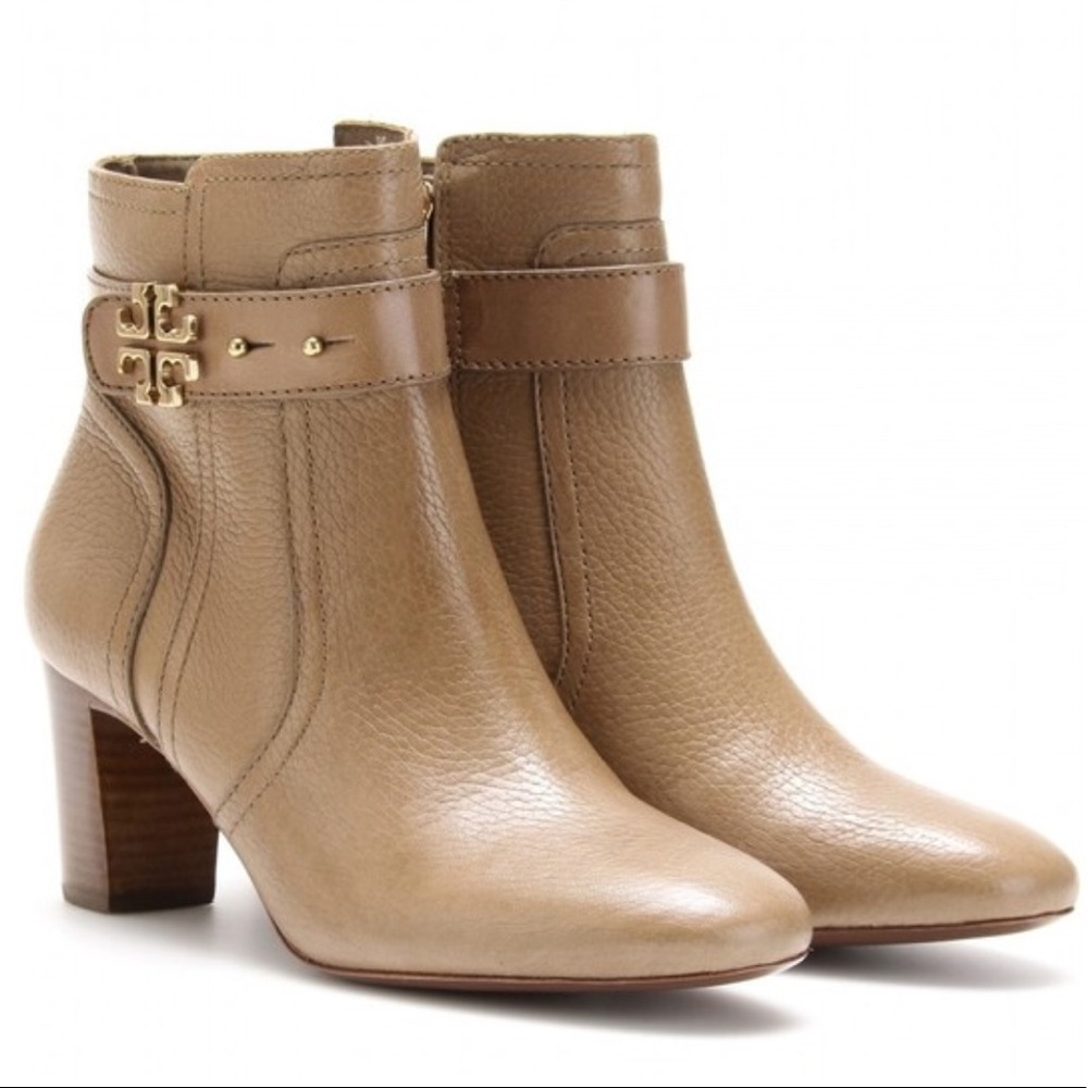 Tory Burch Elina Leather Boots Ankle booties 7.5